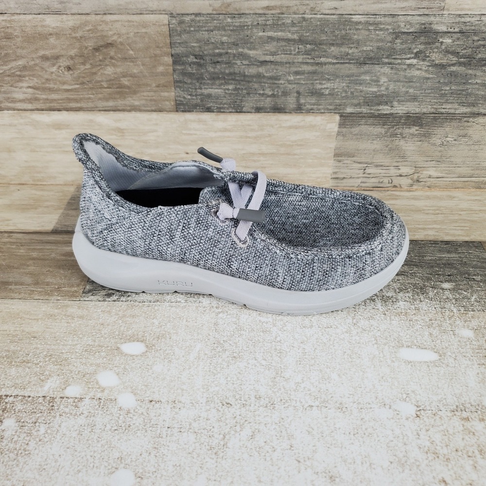 KURU Draft Rento Womens Shoes Sz 7 M Storm Gray Desert Green Slip On Sneakers
